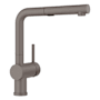 Blanco Linus 1.5 GPM Single Hole Pull Out Kitchen Faucet Volcano Gray