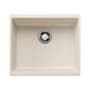Blanco Precis 20-7/8" Undermount Single Basin SILGRANIT Kitchen Sink Soft White