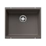 Blanco Precis 20-7/8" Undermount Single Basin SILGRANIT Kitchen Sink Volcano Gray