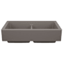 Blanco Vintera 32-13/16" Farmhouse Double Basin Granite Composite Kitchen Sink Volcano Gray