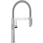 Blanco Culina II Semi-Pro 1.5 GPM Single Hole Pre-Rinse Pull Down Mini Sensor Kitchen Faucet Polished Chrome