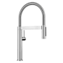 Blanco Culina II Mini 1.5 GPM Single Hole Pre-Rinse Pull Down Kitchen Faucet Polished Chrome