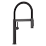 Blanco Culina II Mini 1.5 GPM Single Hole Pre-Rinse Pull Down Kitchen Faucet Matte Black