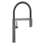 Blanco Culina II Mini 1.5 GPM Single Hole Pre-Rinse Pull Down Kitchen Faucet Satin Dark Steel