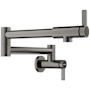 Blanco Culina II 1.5 GPM Wall Mounted Single Hole Pot Filler Satin Dark Steel