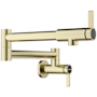 Blanco Culina II 1.5 GPM Wall Mounted Single Hole Pot Filler Satin Gold