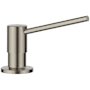 Blanco Torre Deck Mounted Soap Dispenser with 10 oz Capacity Satin Platinum