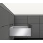 Blum LEGRABOX 18" L x 7" H Full Extension Concealed Drawer System Kit Orion Gray