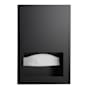 Bobrick TrimLineSeries Recessed Paper Towl Dispenser Matte Black