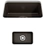 Bocchi Sotto 12" Undermount Single Basin Fireclay Bar Sink with Basket Strainer Matte Brown