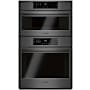 Bosch 800 Series 30 Inch Wide 6.2 Cu. Ft. Electric Double Oven with Fast Preheat and SpeedChef Black Stainless Steel