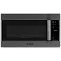 Bosch 800 Series 30 Inch Wide 1.9 Cu. Ft. 1450 Watt Over the Range Microwave with Touch Controls and LED Lights Black Stainless Steel