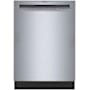 Bosch 300 Series 24 Inch Wide 12 Place Setting Built-In Front Control Dishwasher with PureDry and PrecisionWash Stainless Steel