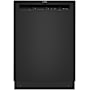 Bosch 300 Series 24 Inch Wide 12 Place Setting Built-In Front Control Dishwasher with PureDry and PrecisionWash Black