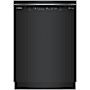 Bosch 300 Series 24 Inch Wide 16 Place Setting Built-In Front Control Dishwasher with PureDry and PrecisionWash Black