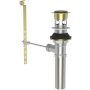 Brasstech Pop-Up Drain Assembly PVD Satin Brass