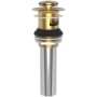 Brasstech 1-1/4" Pop-Up Drain Assembly Satin Gold (PVD)