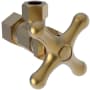 Brasstech Metal Cross Handle Angle Valve with 1/2" Compression Inlet Satin Bronze (PVD)
