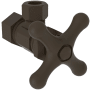 Brasstech Metal Cross Handle Angle Valve with 1/2" Compression Inlet Oil Rubbed Bronze