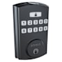 Brinks Brinks Electronic Fingerprint and Keypad Deadbolt Lock Matte Black