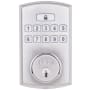 Brinks Electronic Keypad Single Cylinder Deadbolt from the Transitional Collection Satin Nickel