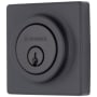 Brinks Mendocino Single Cylinder Keyed Entry Deadbolt from the Contemporary Collection Matte Black