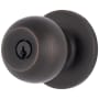Brinks Raleigh Knob Set with Round Rose from the Transitional Collection Tuscan Bronze