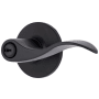 Brinks Raleigh Lever Set with Round Rose from the Transitional Collection Matte Black
