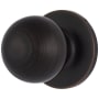 Brinks Raleigh Passage Door Knob Set with Round Rose from the Transitional Collection Tuscan Bronze