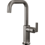 Brizo Kintsu 1.8 GPM Single Hole Bar Faucet with Square Spout - Less Handle Lumicoat Black Onyx