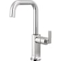Brizo Kintsu 1.8 GPM Single Hole Bar Faucet with Square Spout - Less Handle Lumicoat Chrome