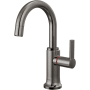 Brizo Kintsu 1 GPM Hot Water Dispenser with Arc Spout - Less Tank Brilliance Black Onyx
