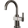 Brizo Frank Lloyd Wright 1.0 GPM Single Hole Instant Hot Faucet Water Dispenser with Arc Spout - Less Tank Brilliance Black Onyx
