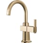 Brizo Frank Lloyd Wright 1.0 GPM Single Hole Instant Hot Faucet Water Dispenser with Arc Spout - Less Tank Luxe Gold