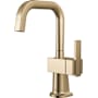 Brizo Frank Lloyd Wright 1.5 GPM Cold Only Water Dispenser Beverage Faucet with Square Spout - RO Compatible Luxe Gold