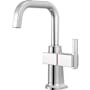 Brizo Frank Lloyd Wright 1.0 GPM Single Hole Instant Hot Faucet Water Dispenser with U Spout - Less Tank Chrome