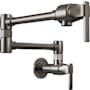 Brizo Frank Lloyd Wright 4 GPM Wall Mounted Single Hole Pot Filler Brilliance Black Onyx