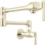 Brizo Frank Lloyd Wright 4 GPM Wall Mounted Single Hole Pot Filler Brilliance Polished Nickel