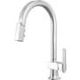Brizo Frank Lloyd Wright 1.8 GPM Single Hole Pull Down Kitchen Faucet with Arc Spout - Less Handle Chrome