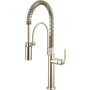 Brizo Litze 1.8 GPM Single Hole Pull Down Kitchen Faucet Brilliance Polished Nickel