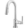 Brizo Litze 1.8 GPM Single Hole Pull Down Prep/Bar Faucet Chrome
