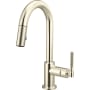 Brizo Litze 1.8 GPM Single Hole Pull Down Prep/Bar Faucet Brilliance Polished Nickel