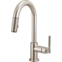 Brizo Litze 1.8 GPM Single Hole Pull Down Prep/Bar Faucet Brilliance Stainless