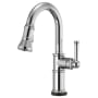 Brizo Artesso Pull Down Prep/Bar Faucet With SmartTouch® Technology - Limited Lifetime Warranty (5 Year on Electronic Parts) Chrome