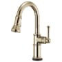 Brizo Artesso Pull Down Prep/Bar Faucet With SmartTouch® Technology - Limited Lifetime Warranty (5 Year on Electronic Parts) Brilliance Polished Nickel