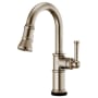 Brizo Artesso Pull Down Prep/Bar Faucet With SmartTouch® Technology - Limited Lifetime Warranty (5 Year on Electronic Parts) Brilliance Stainless