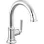 Brizo Beauclere 1.2 GPM Single Hole Bathroom Faucet - Less Drain Assembly Chrome