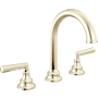 Brizo Beauclere 1.2 GPM Widespread Bathroom Faucet - Less Drain Assembly and Handles Brilliance Polished Nickel