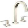 Brizo Frank Lloyd Wright 1.2 GPM Widespread Bathroom Faucet - Less Handles and Drain Assembly Brilliance Polished Nickel