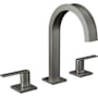 Brizo Frank Lloyd Wright 1.2 GPM Widespread Bathroom Faucet - Less Handles and Drain Assembly Luxe Steel